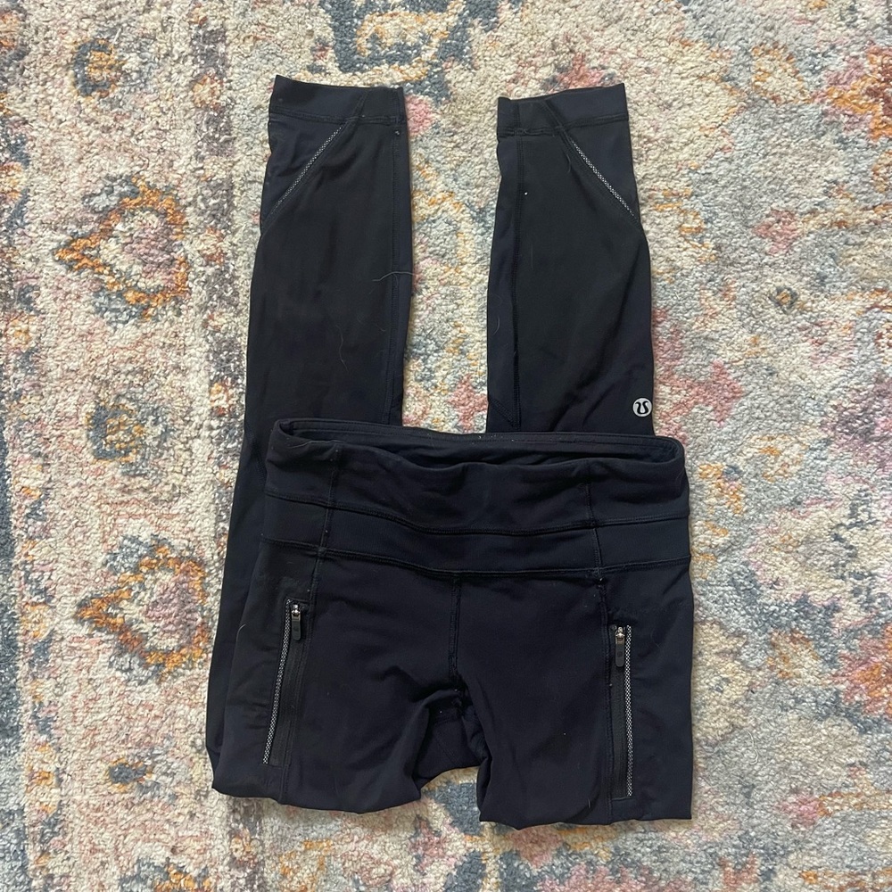 Size 2 Lululemon leggings with Mesh Detail
